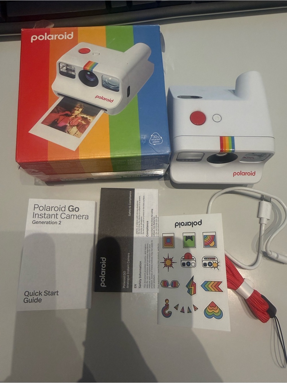 Polaroid Go Instant Camera Generation 2 - White